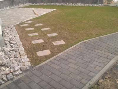Stone masonry services in Cardiff Florek Renovations garden path